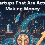 AI startups in India generating profit in 2025 — futuristic business and technology concept