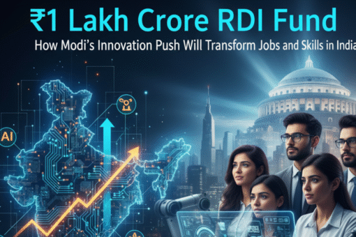 ₹1 Lakh Crore RDI Fund How Modi’s Innovation Push Will Transform Jobs and Skills in India